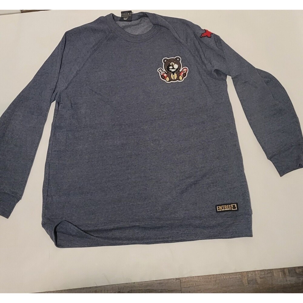 Entree Misunderstood Bear Graffiti Sweatshirt XXL B1